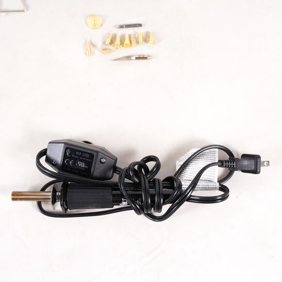Plaid Decorative Wood Burning Set Hot Tool Tips DIY Kit w/ Case - Picture 4 of 10